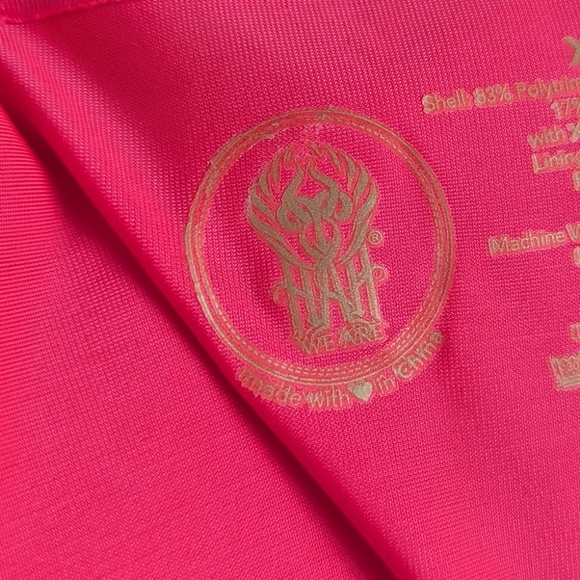 Free People Hot as Hell Hot Pink Biker Shorts Size XS - Picture 5 of 5